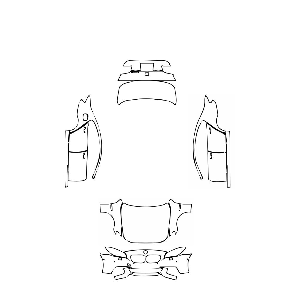 PassgenaueLackschutzfolienPPFBMW5SeriesSedanStandardWheelbaseMSport2016