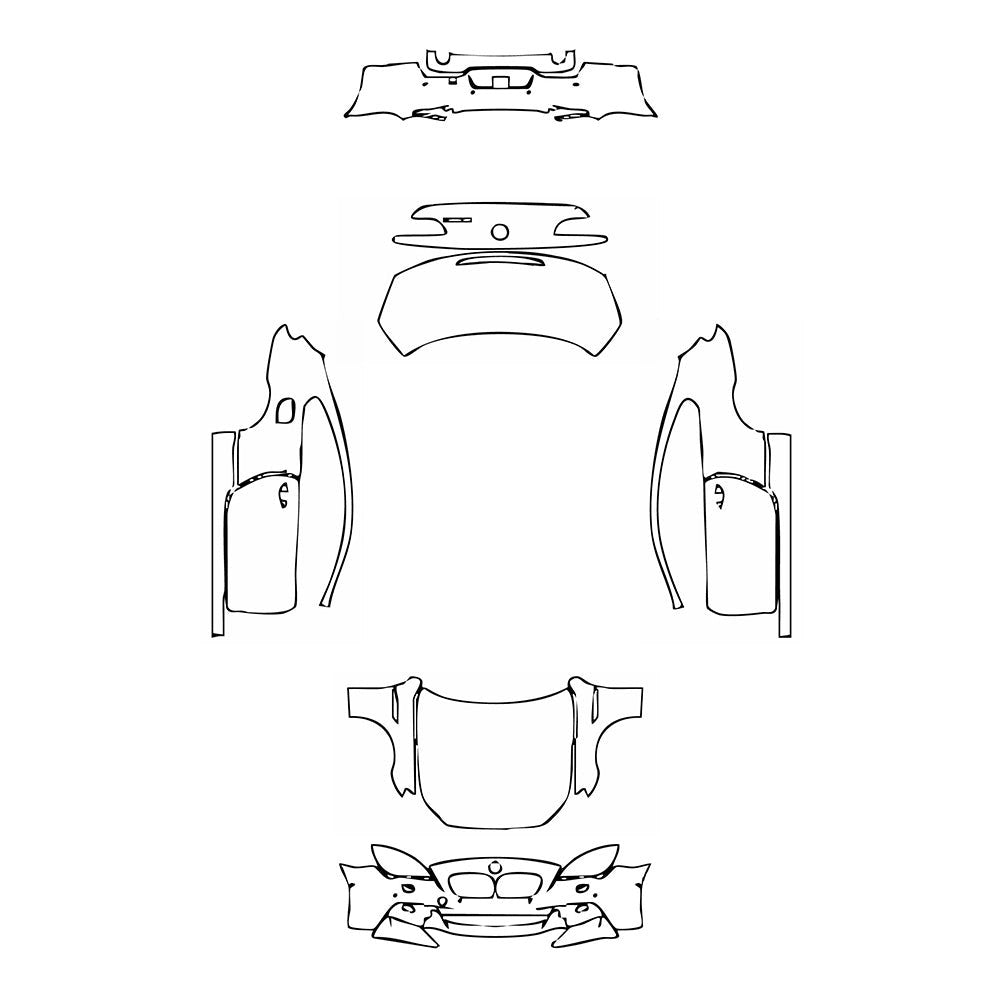 PassgenaueLackschutzfolienPPFBMW6SeriesCoupeMSport2016