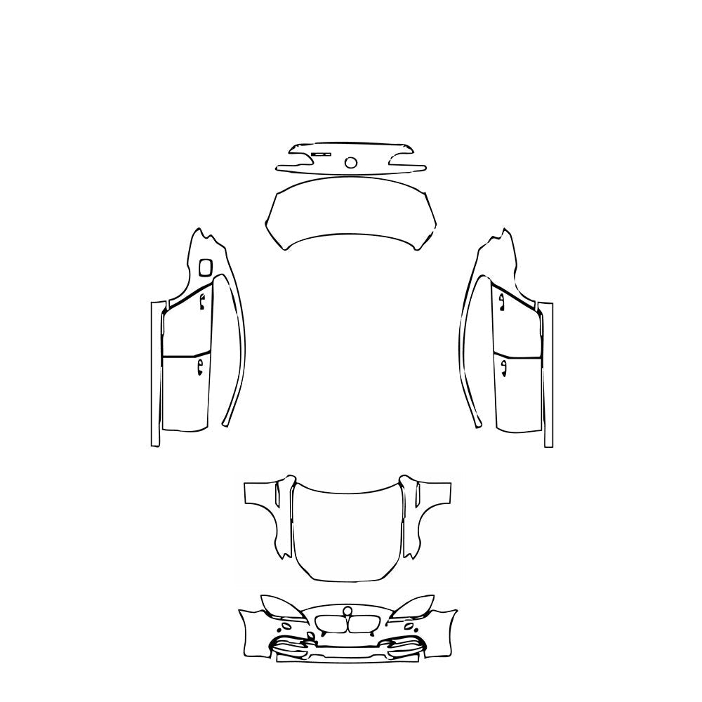 PassgenaueLackschutzfolienPPFBMW6SeriesGranCoupeBase2016