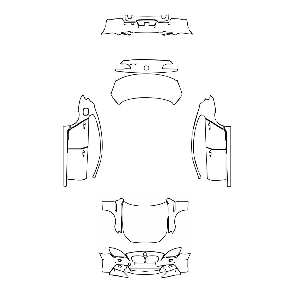 PassgenaueLackschutzfolienPPFBMW6SeriesGranCoupeMSport2016
