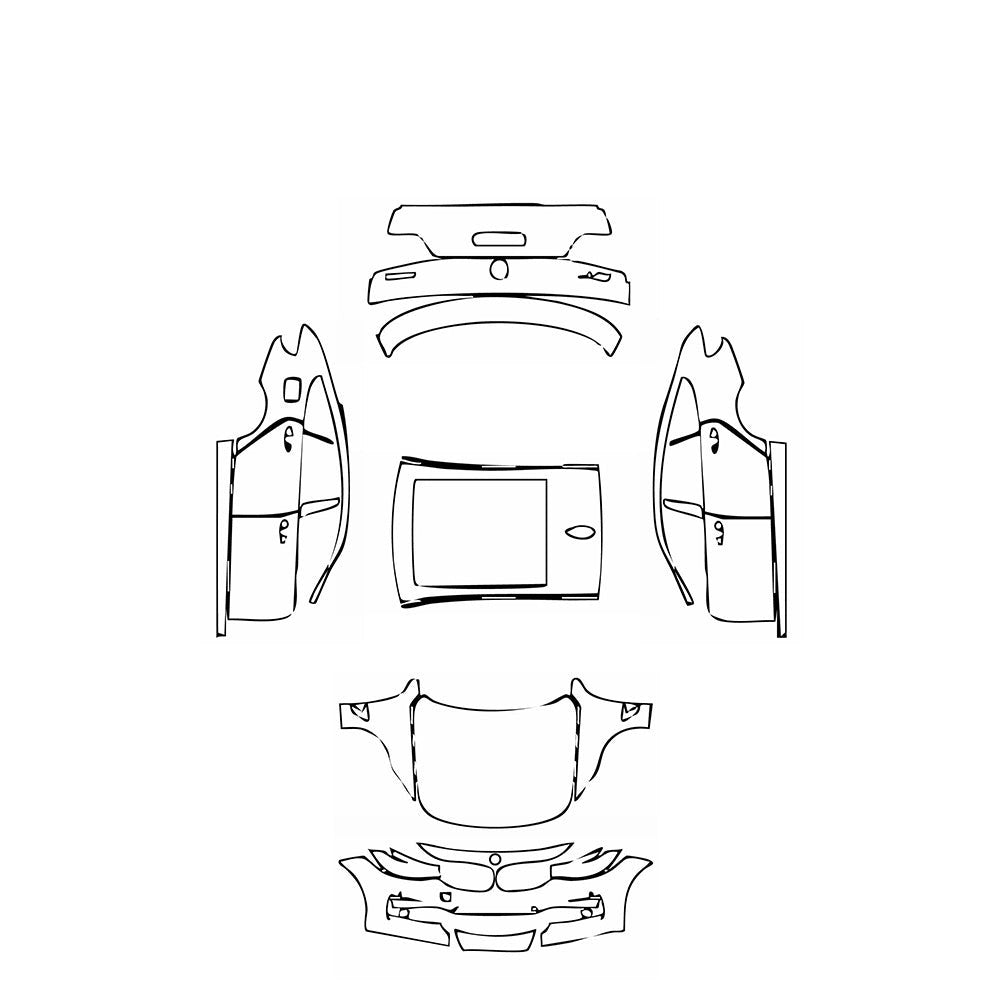 PassgenaueLackschutzfolienPPFBMW3SeriesGranTurismoLuxury2015