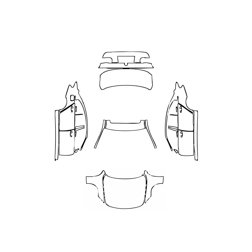 PassgenaueLackschutzfolienPPFBMW3SeriesSedanBaseExtendedWheelbase2015