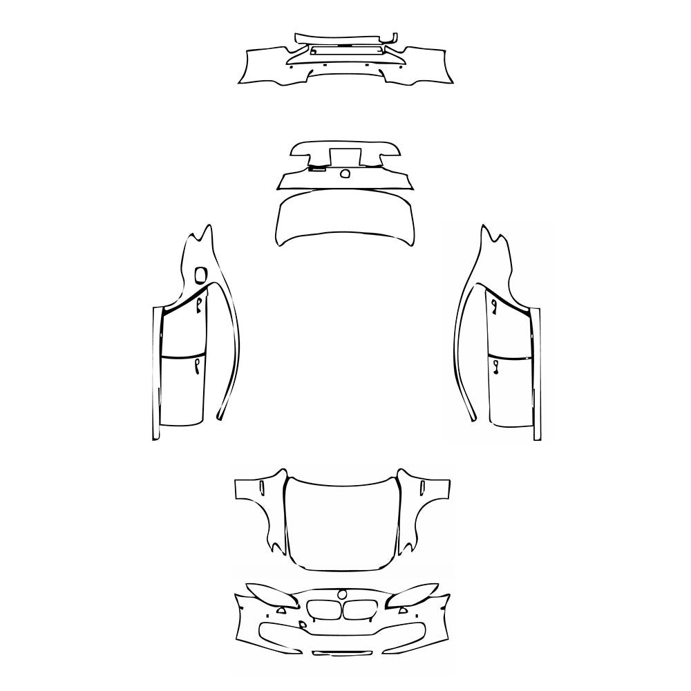 PassgenaueLackschutzfolienPPFBMW5SeriesSedanStandardWheelbaseBase2015