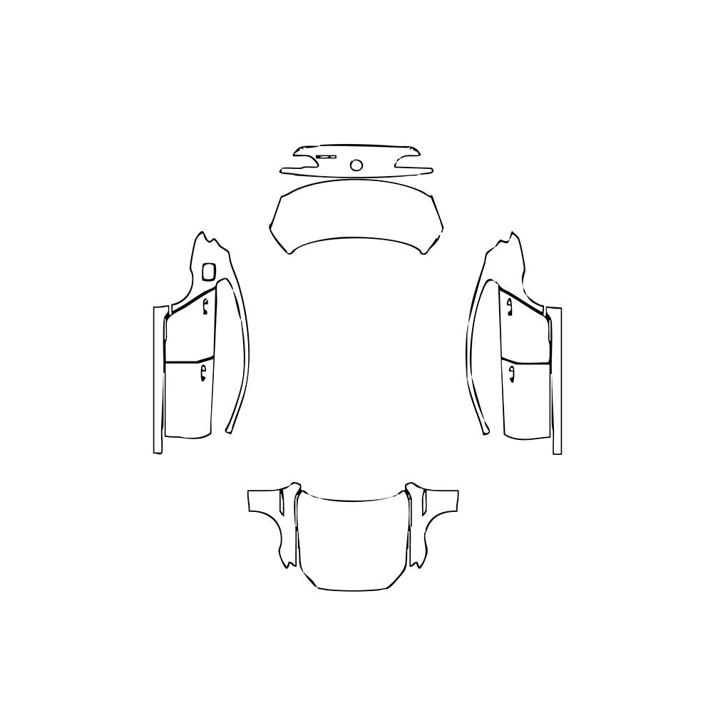 PassgenaueLackschutzfolienPPFBMW6SeriesGranCoupeBase2015
