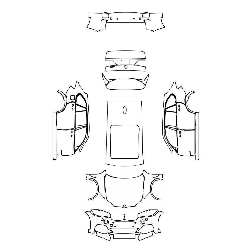 PassgenaueLackschutzfolienPPFBMWX5StandardWheelbaseMSport2015