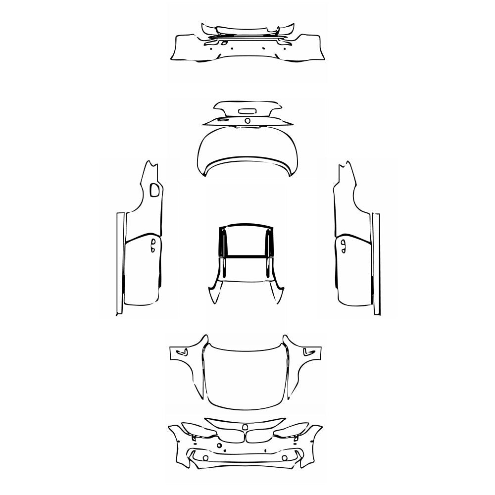PassgenaueLackschutzfolienPPFBMW4SeriesConvertibleLuxuryLine2014