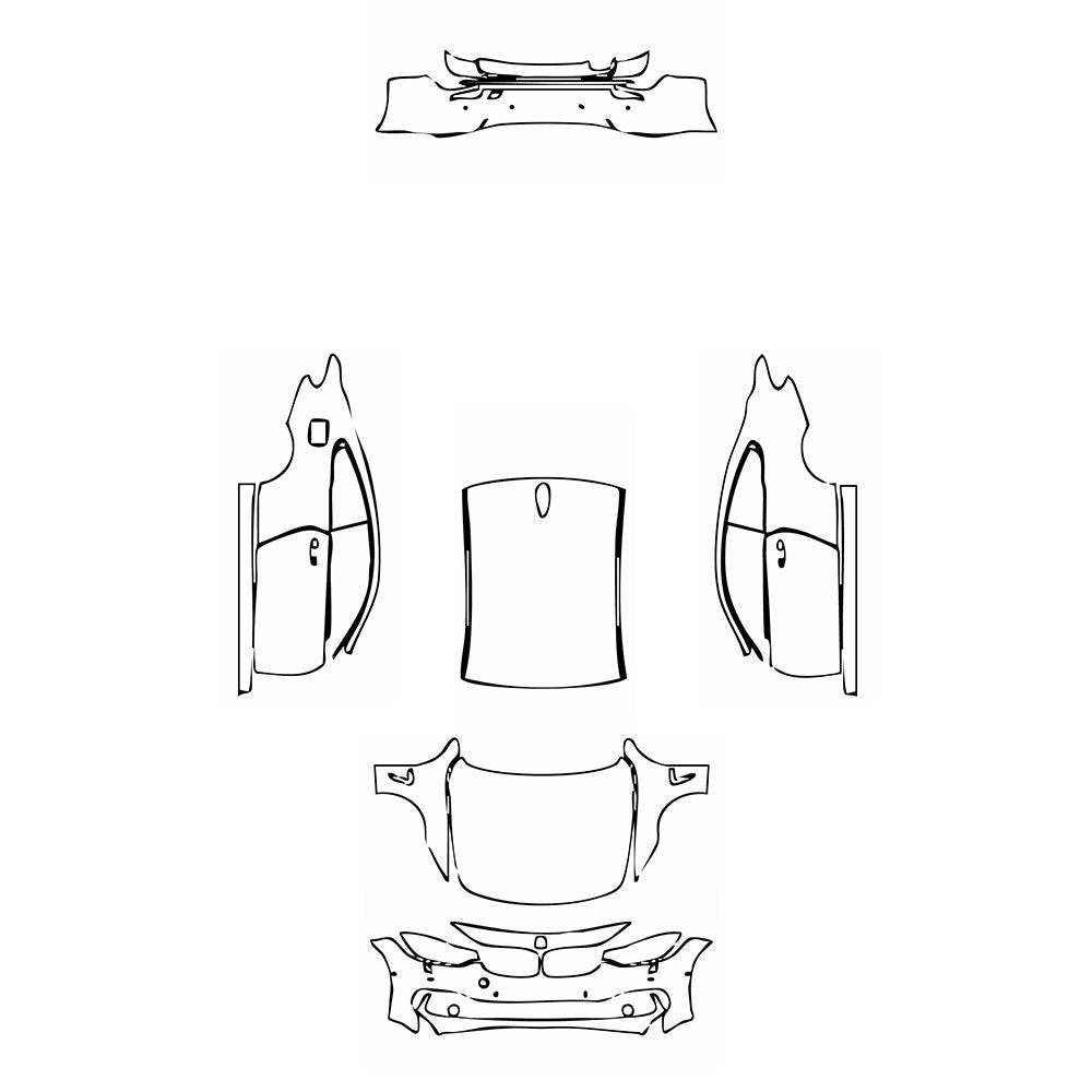 PassgenaueLackschutzfolienPPFBMW4SeriesCoupeLuxuryLine2014