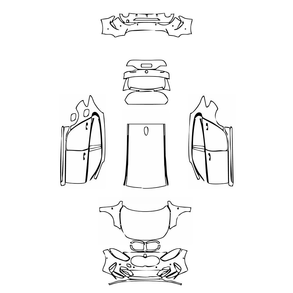 PassgenaueLackschutzfolienPPFBMW1Series5-doorSportsHatchM135i2021