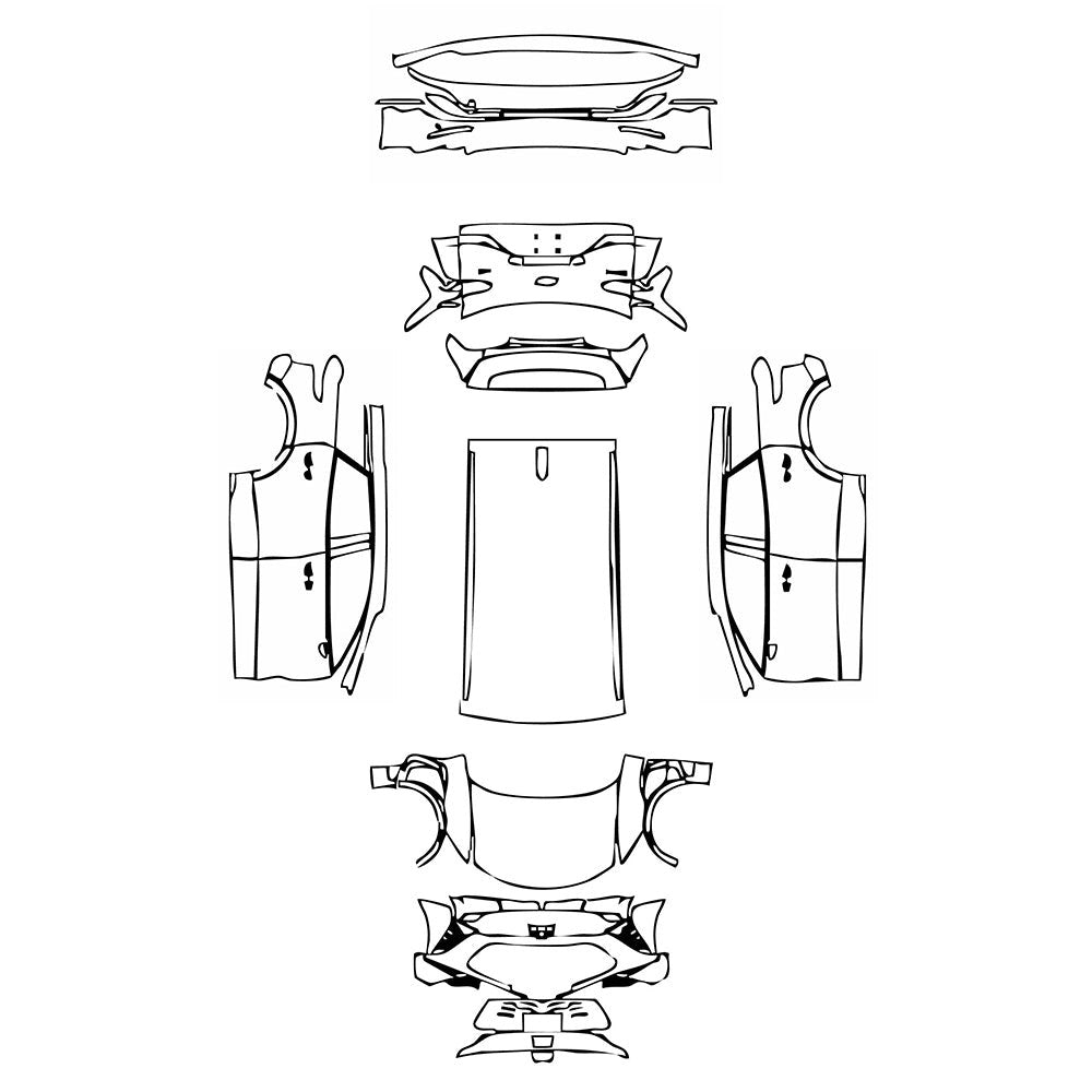 PassgenaueLackschutzfolienPPFChevroletBlazerEV(US)LT2024