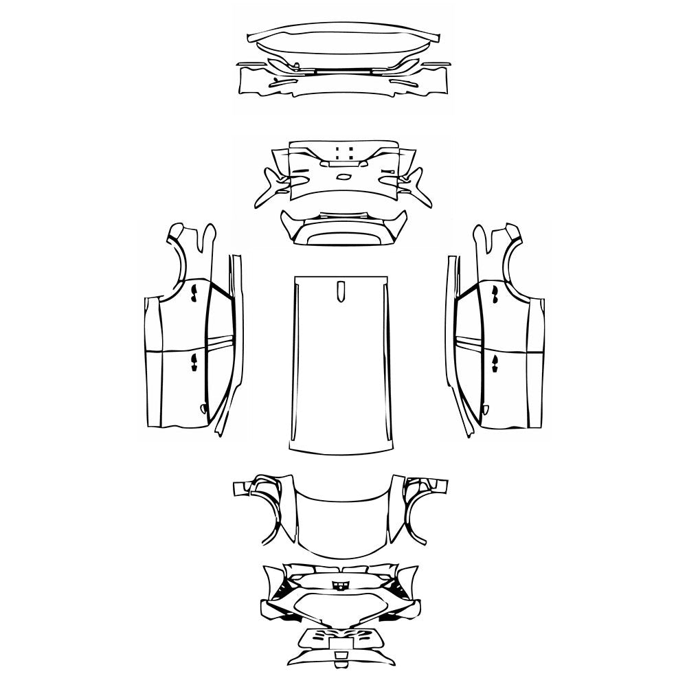 PassgenaueLackschutzfolienPPFChevroletBlazerEV(US)RS2024