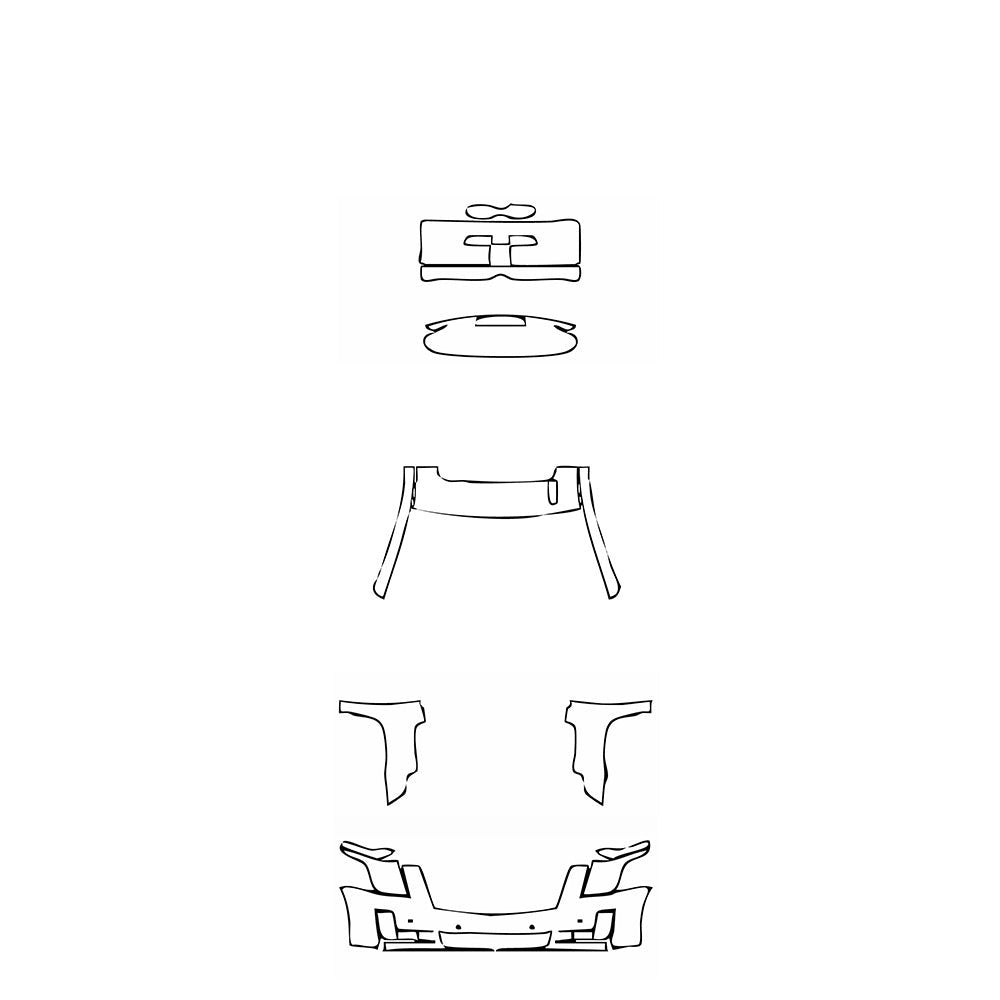 PassgenaueLackschutzfolienPPFCadillacEscaladeStandardWheelbase2016