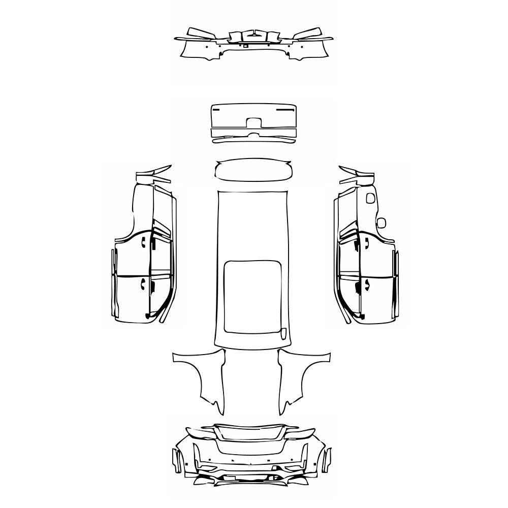 PassgenaueLackschutzfolienPPFCadillacEscaladeStandardWheelbase2021