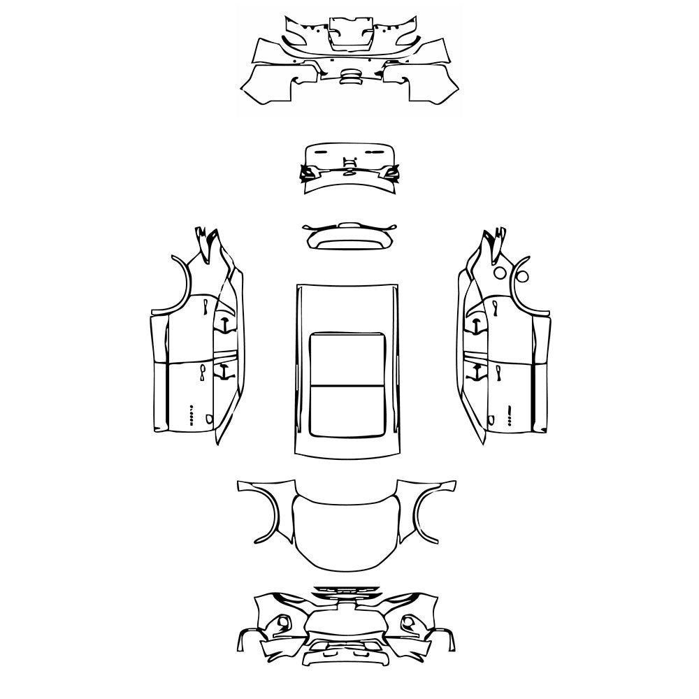 PassgenaueLackschutzfolienPPFChevroletBlazerPremier2021