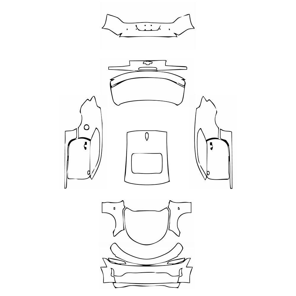 PassgenaueLackschutzfolienPPFChevroletCamaroLTCoupe2021