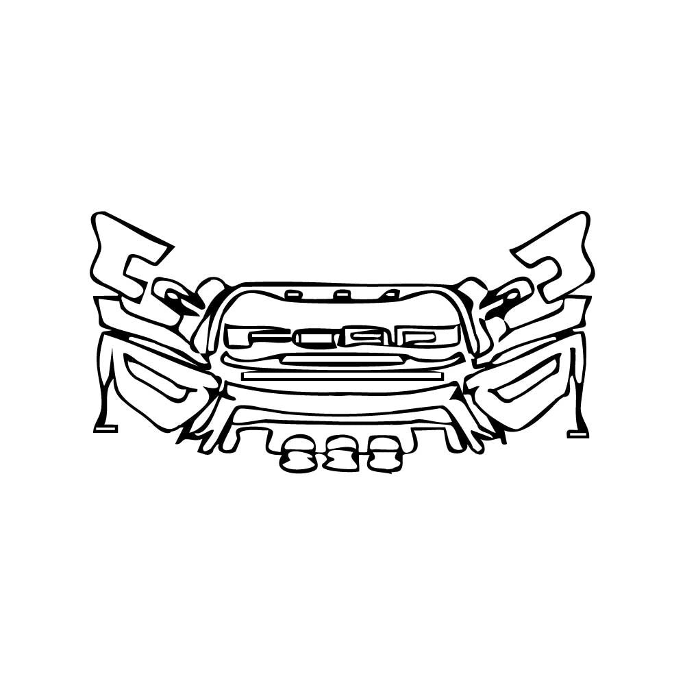 PassgenaueLackschutzfolienPPFFordF-150RaptorSuperCab2017