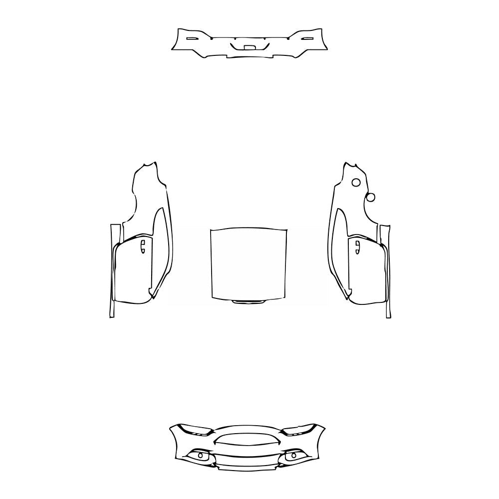 PassgenaueLackschutzfolienPPFFordMustangFastbackEcoBoost2015