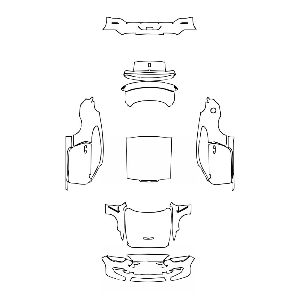 PassgenaueLackschutzfolienPPFFordMustangFastbackShelbyGT3502015