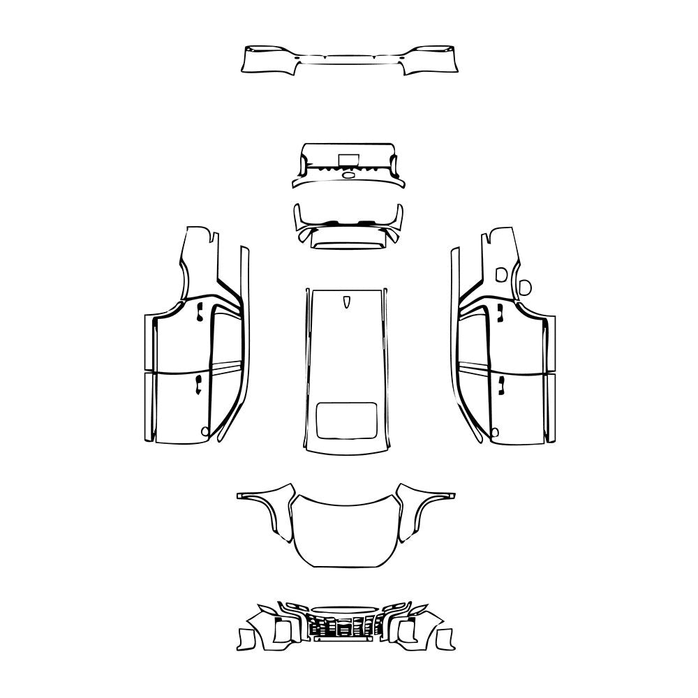 PassgenaueLackschutzfolienPPFHyundaiPalisadeLimited2024