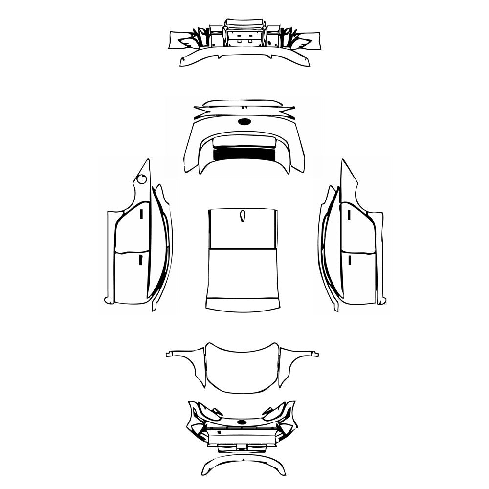 PassgenaueLackschutzfolienPPFHyundaiIONIQ6(EU)Premium2023