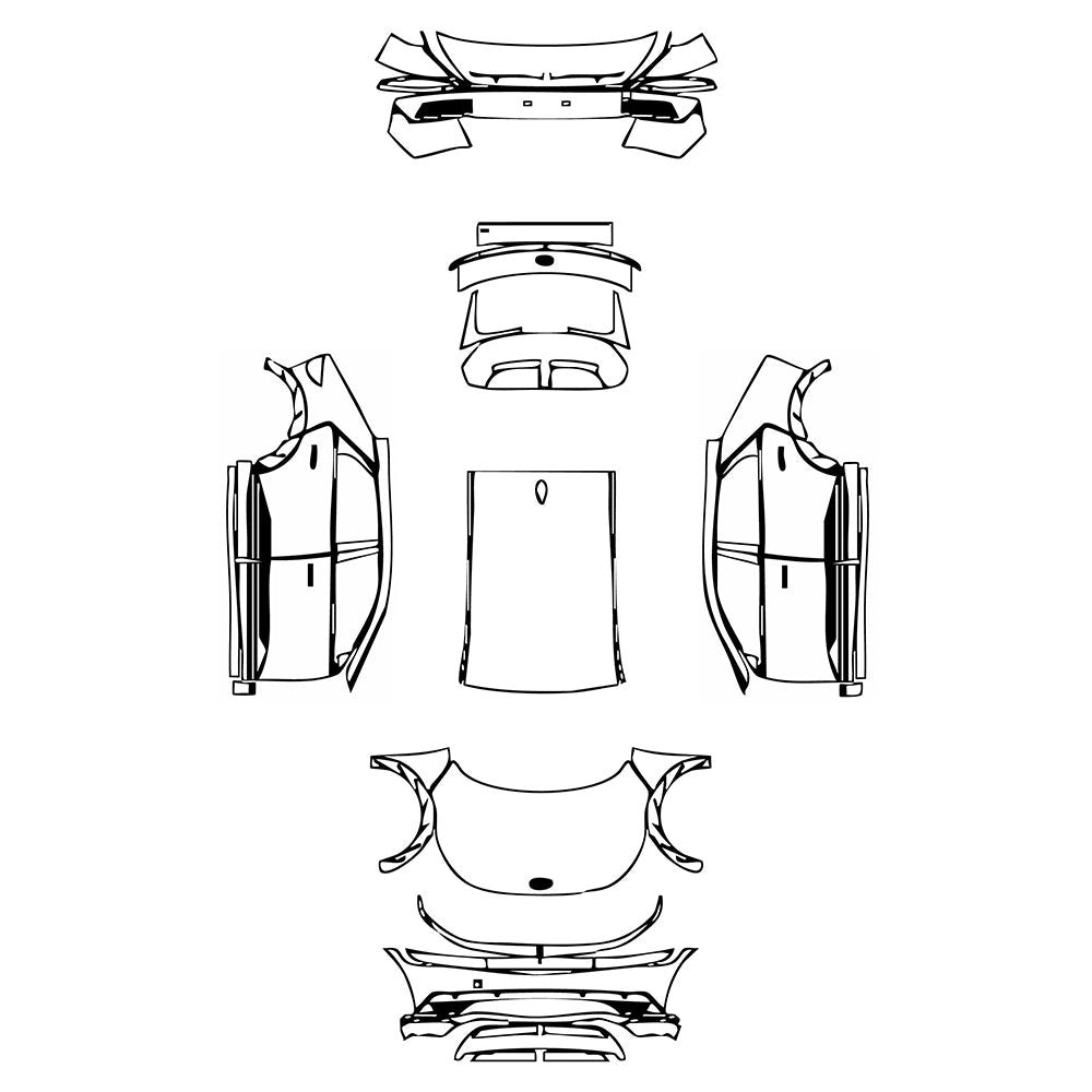 PassgenaueLackschutzfolienPPFHyundaiIONIQ5(US)2021