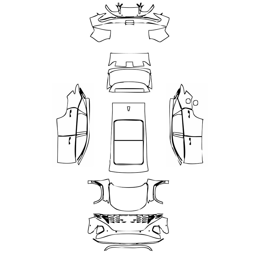 PassgenaueLackschutzfolienPPFHyundaiTucson(US)Base2021