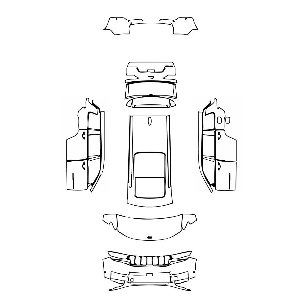 PassgenaueLackschutzfolienPPFJEEPGrandCherokeeGrandCherokeeL(3-row)Limited2021