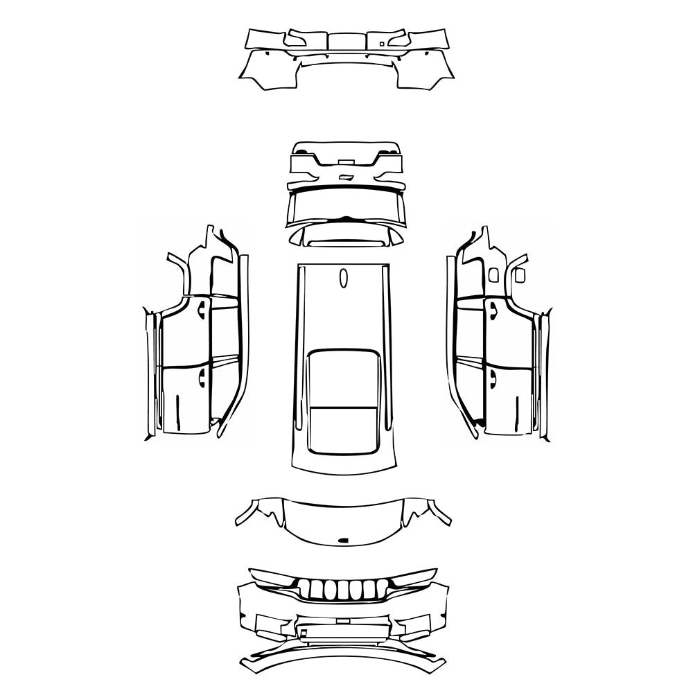 PassgenaueLackschutzfolienPPFJEEPGrandCherokeeGrandCherokeeL(3-row)Summit2021