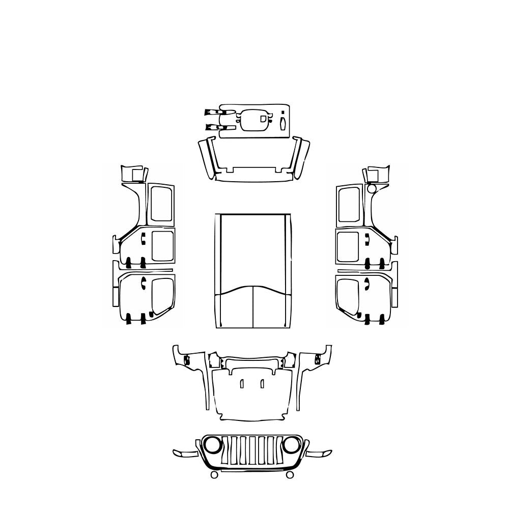 PassgenaueLackschutzfolienPPFJEEPWrangler4DoorSportAltitude2021