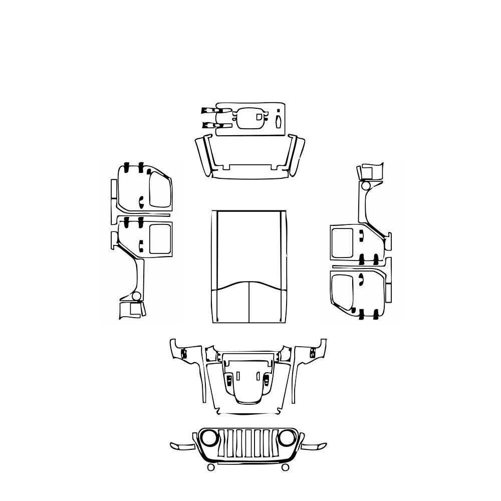 PassgenaueLackschutzfolienPPFJEEPWrangler4DoorRubicon2021
