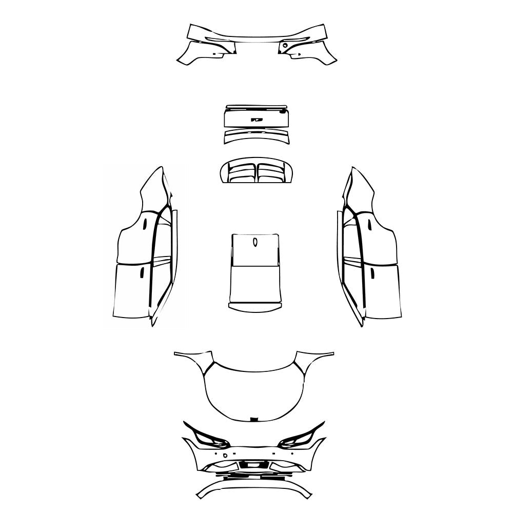 PassgenaueLackschutzfolienPPFKIAEV6Air2024