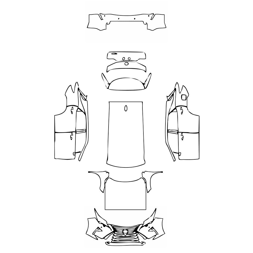PassgenaueLackschutzfolienPPFLexusRXRX(SWB)Base2016