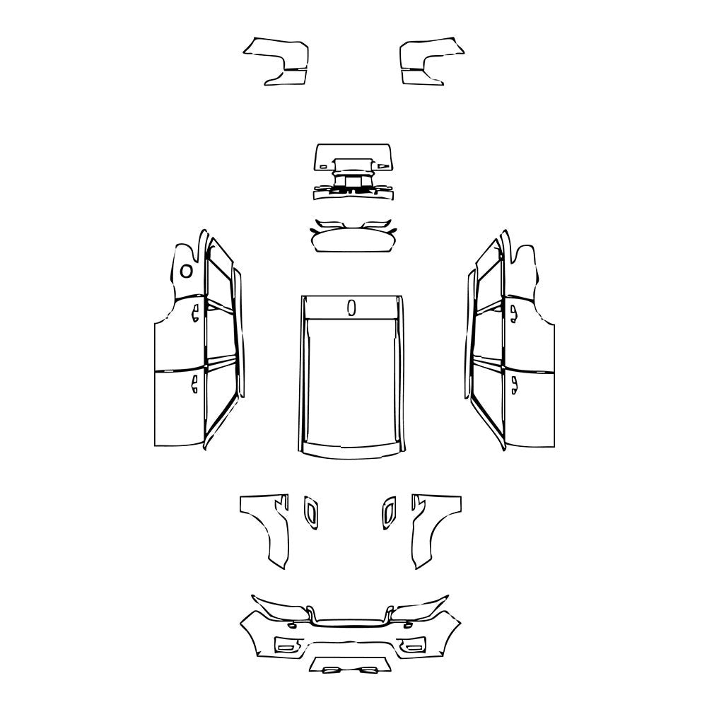 PassgenaueLackschutzfolienPPFLandRoverRangeRoverSportHSE2015
