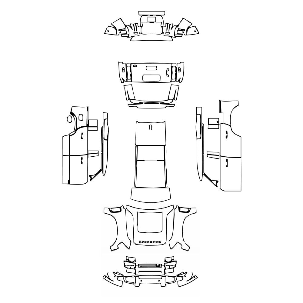 PassgenaueLackschutzfolienPPFLandRoverDefender110X-Dynamic2021