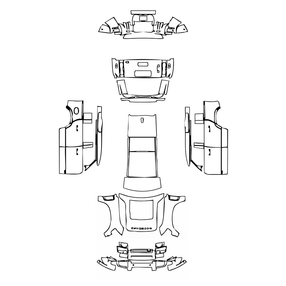 PassgenaueLackschutzfolienPPFLandRoverDefender110X2021