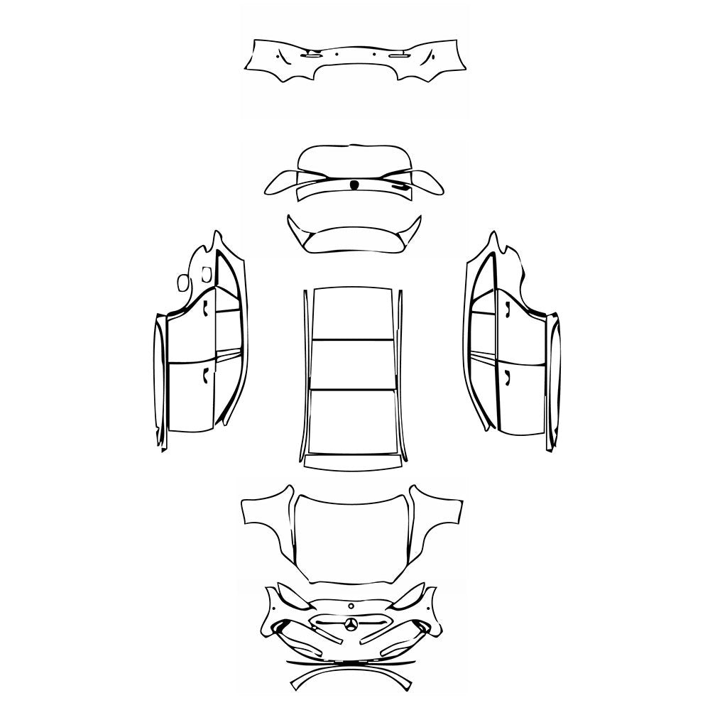 PassgenaueLackschutzfolienPPFMercedes-BenzCClassEstateAMGLine2021