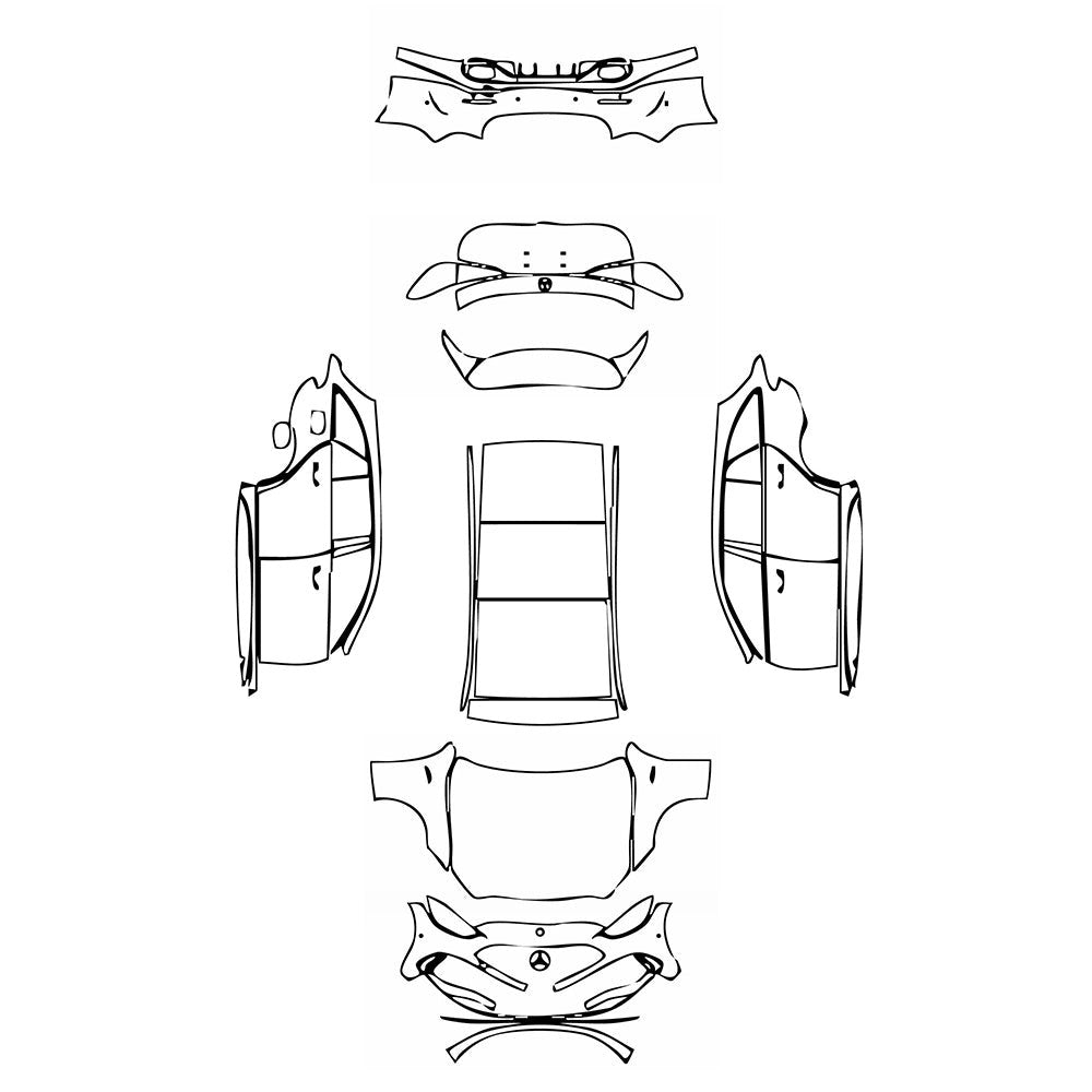 PassgenaueLackschutzfolienPPFMercedes-BenzCClassEstateAMGC432021