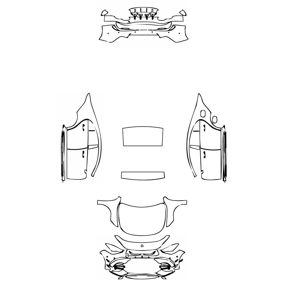 PassgenaueLackschutzfolienPPFMercedes-BenzCLACoupeAMGCLA452021