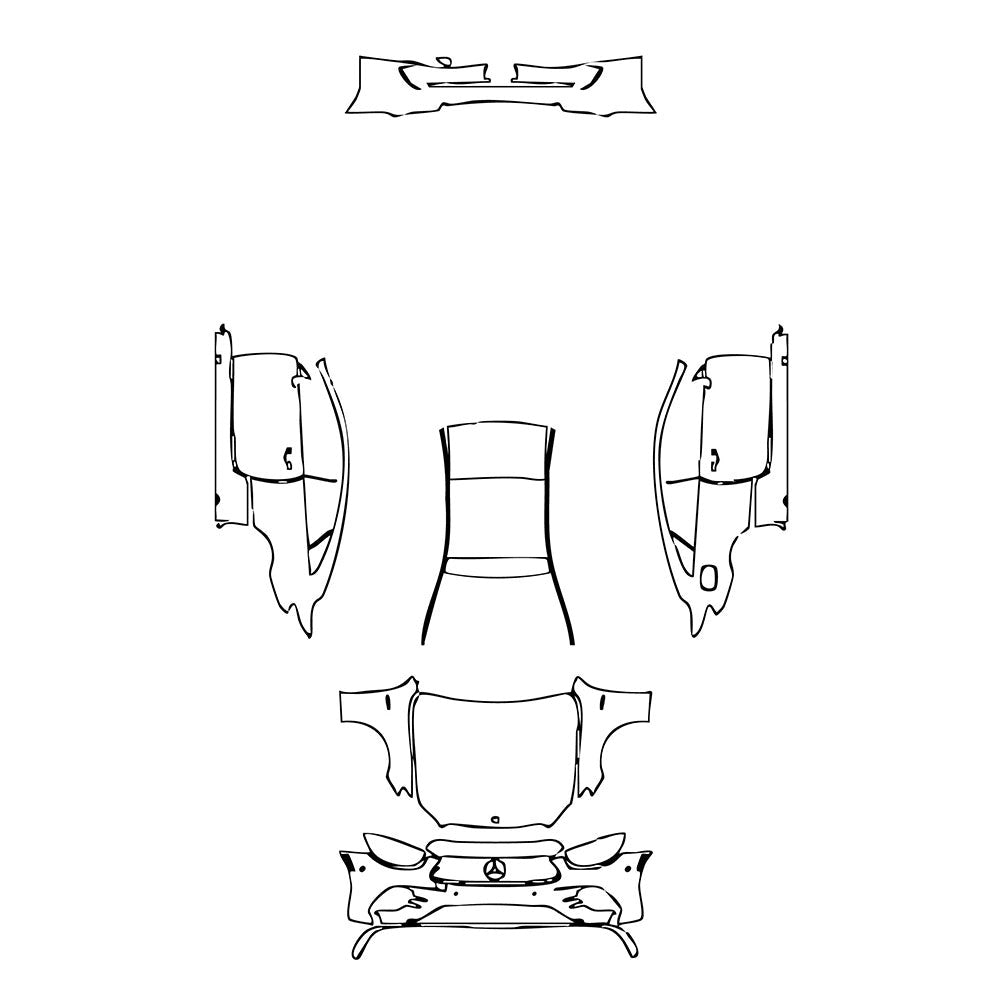 PassgenaueLackschutzfolienPPFMercedes-BenzEClassCoupeAMGE532021