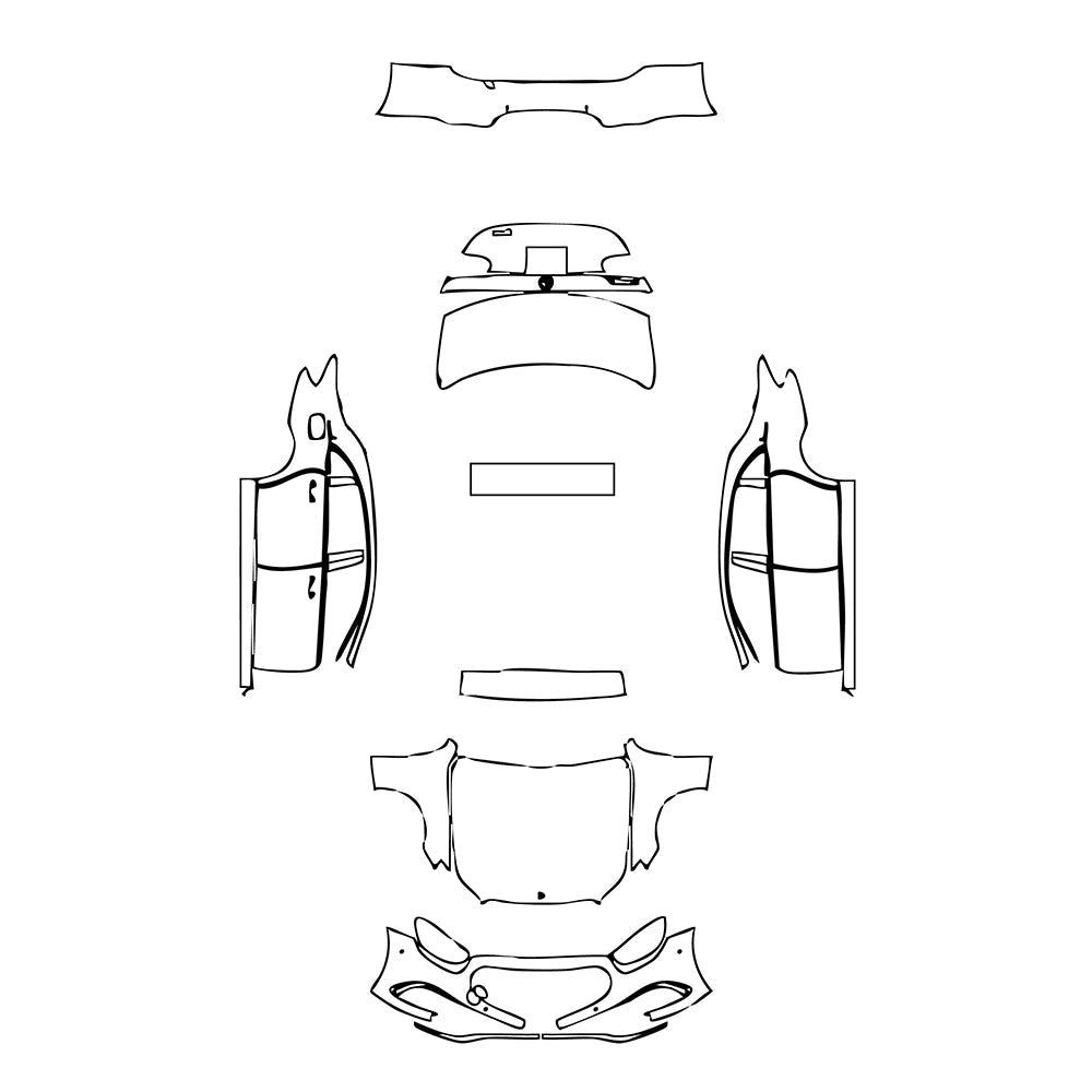 PassgenaueLackschutzfolienPPFMercedes-BenzEClassSedanLuxuryExtendedWheelbase2021