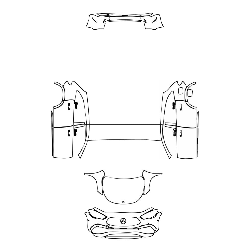 PassgenaueLackschutzfolienPPFMercedes-BenzGLAAMGGLA452021