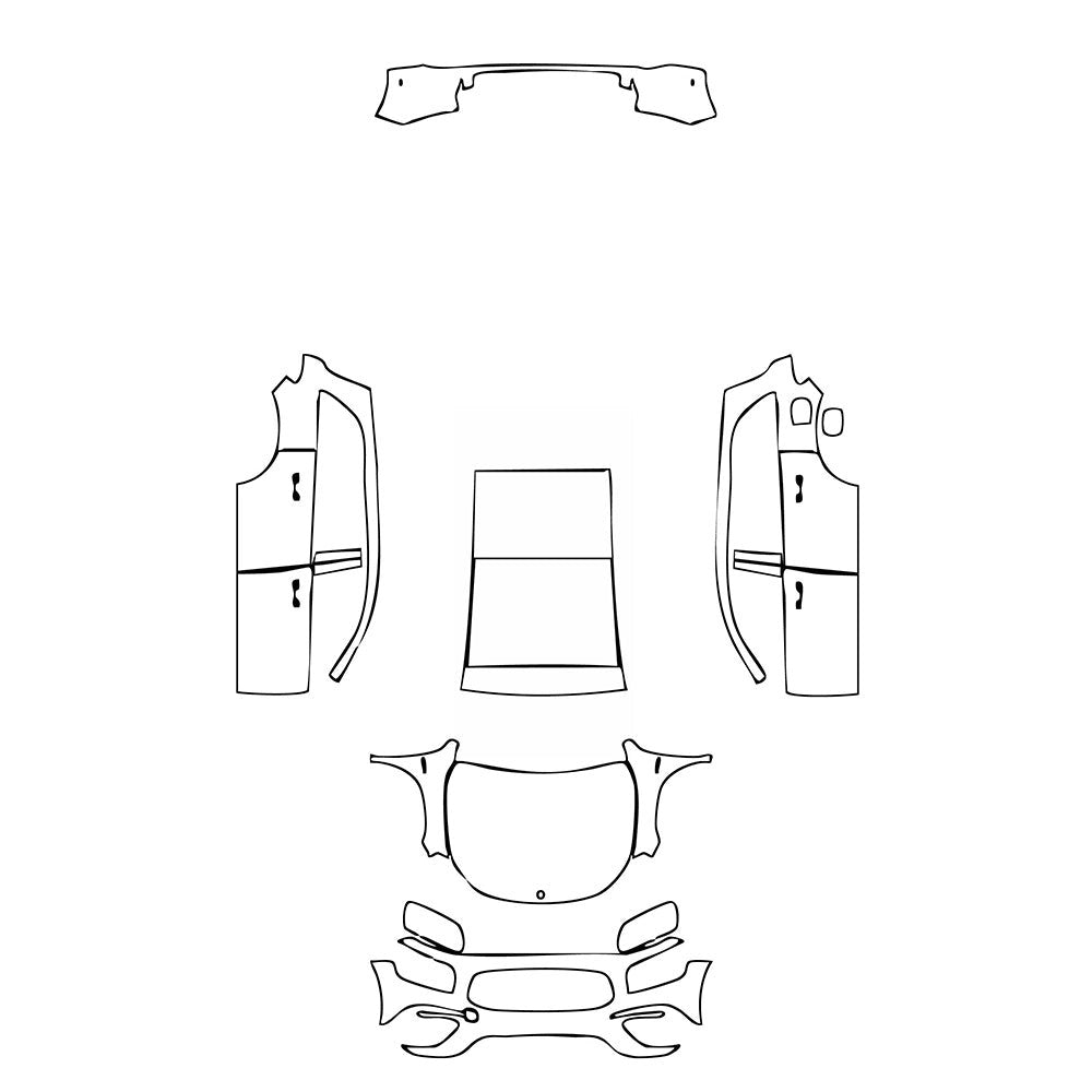 PassgenaueLackschutzfolienPPFMercedes-BenzGLBAMGGLB352021