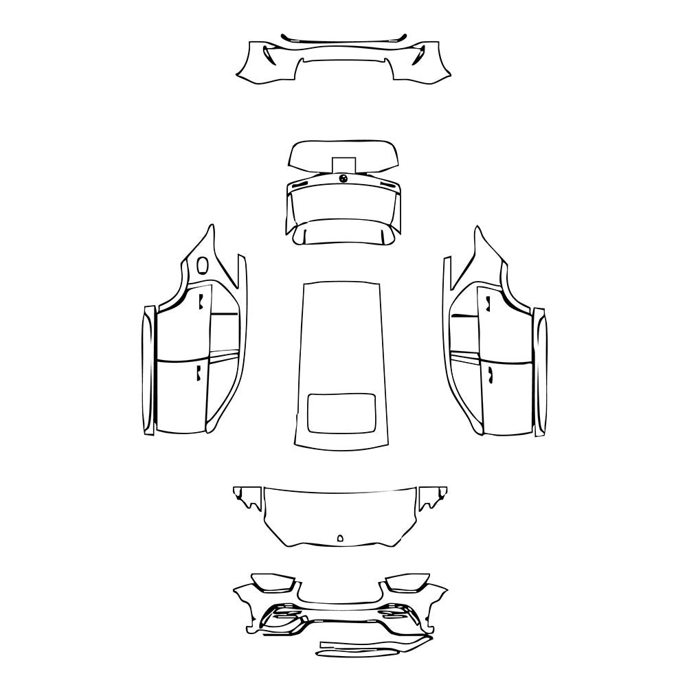 PassgenaueLackschutzfolienPPFMercedes-BenzGLEGLESUVAMGGLE532021