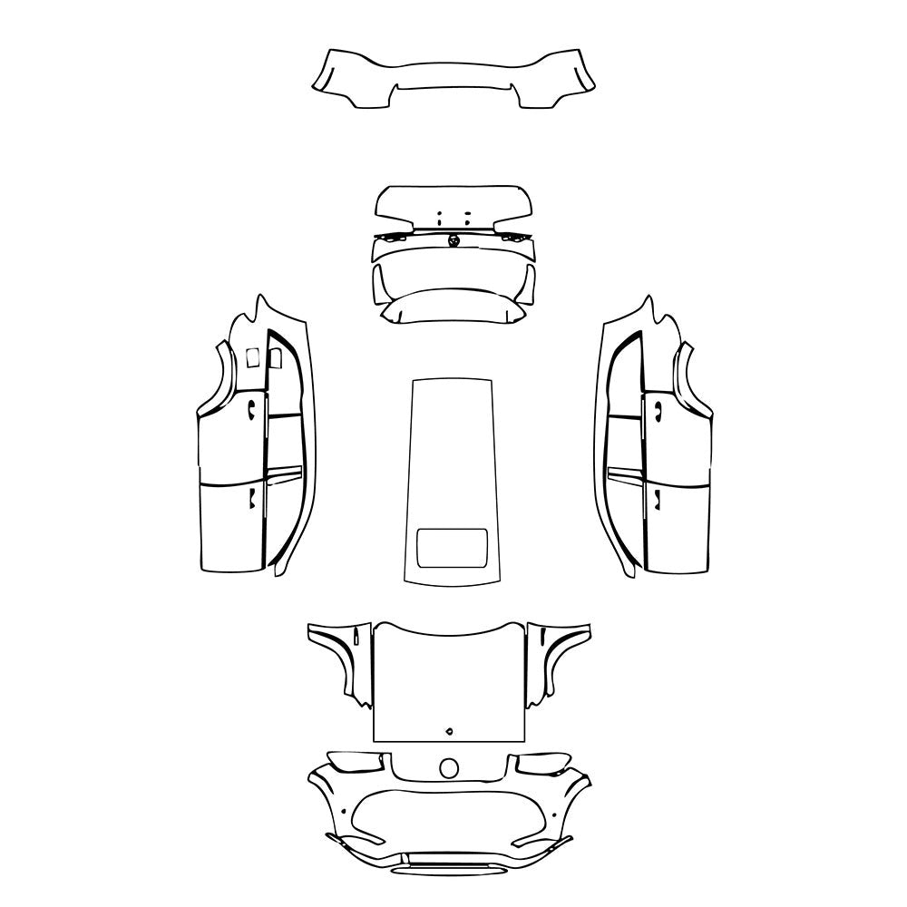 PassgenaueLackschutzfolienPPFMercedes-BenzGLSAMGGLS632021