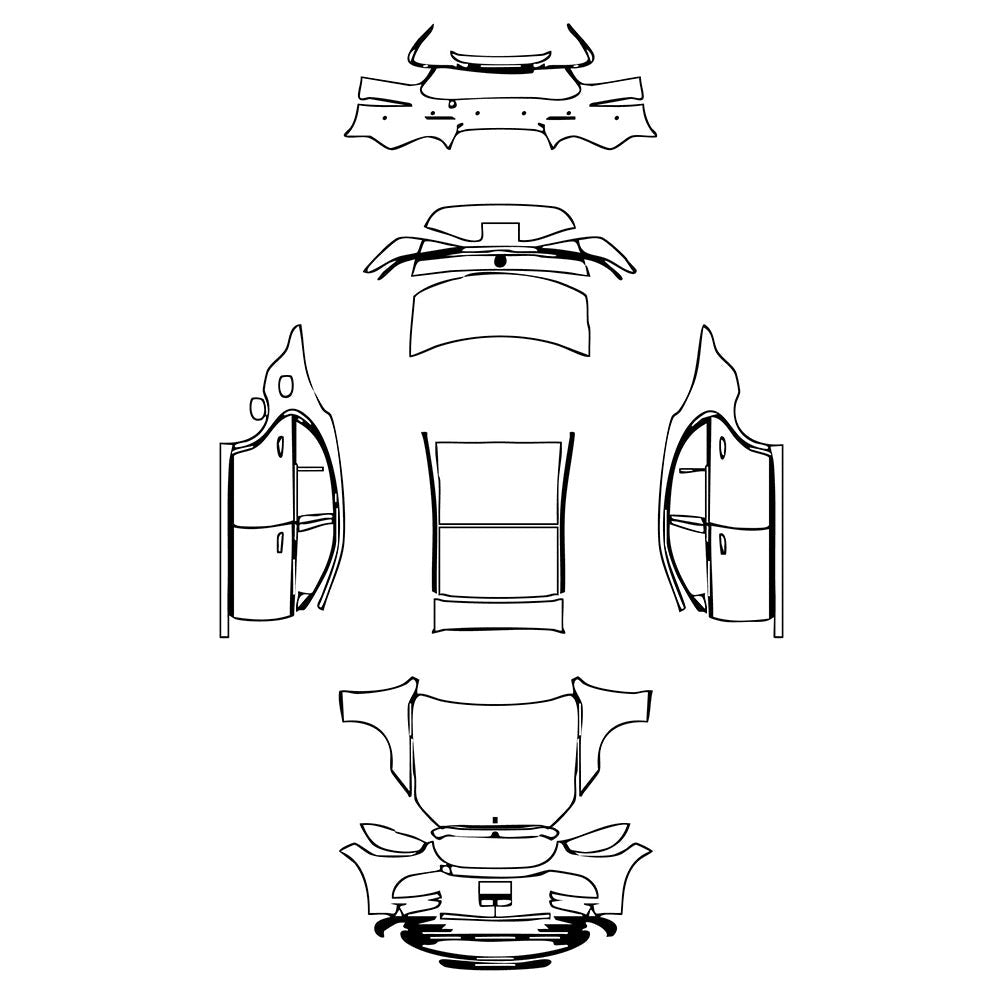 PassgenaueLackschutzfolienPPFMercedes-BenzSClassSedanBaseExtendedWheelbase2021
