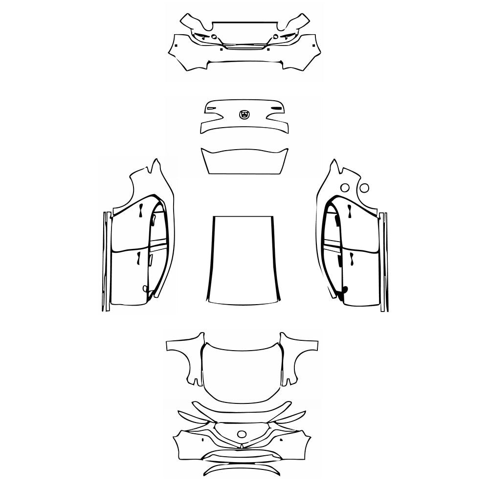 PassgenaueLackschutzfolienPPFMazdaAxela(Mazda3)Hatchback2020