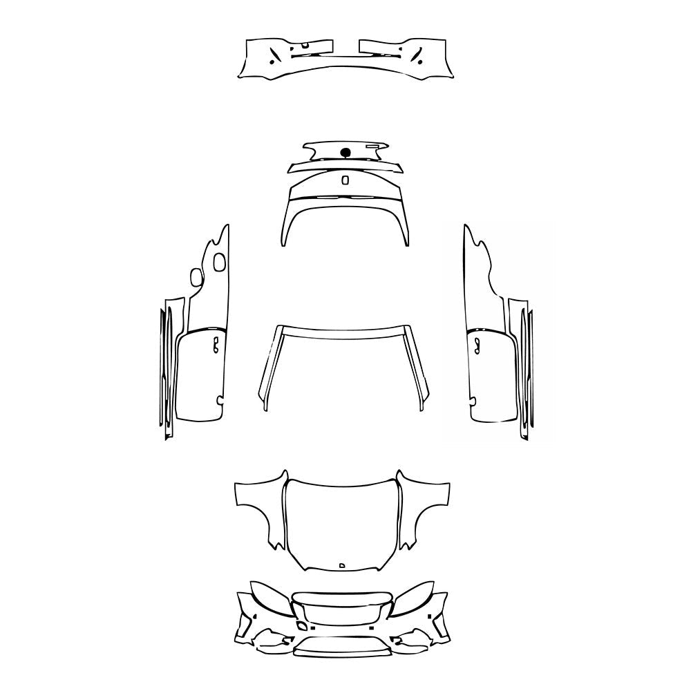 PassgenaueLackschutzfolienPPFMercedes-BenzCClassCabrioletAMGLine2020
