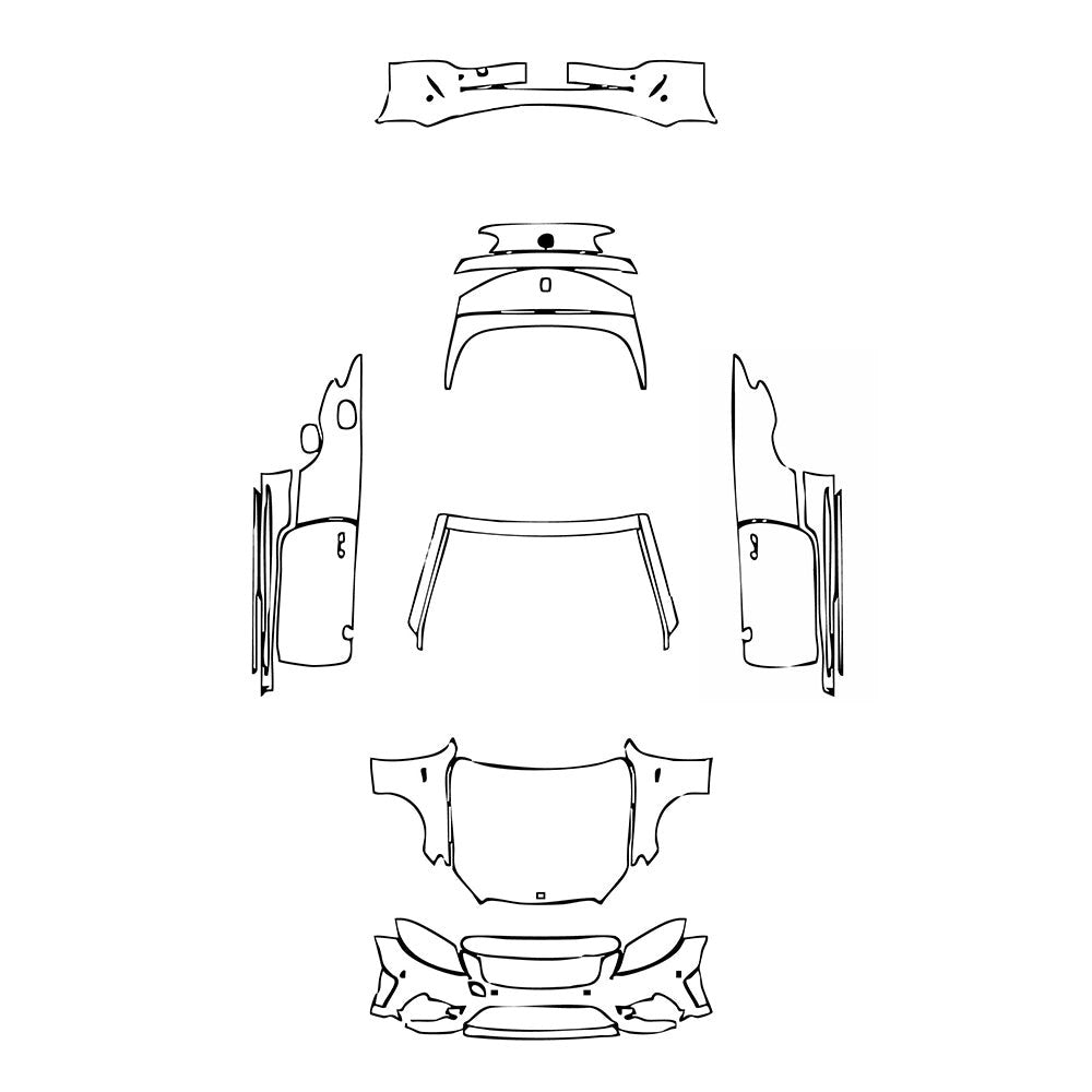 PassgenaueLackschutzfolienPPFMercedes-BenzCClassCabrioletAMGC432020