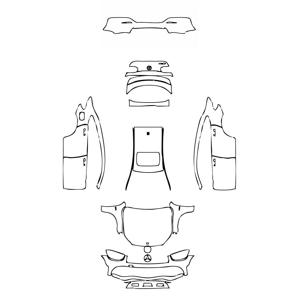 PassgenaueLackschutzfolienPPFMercedes-BenzGLCCoupeAMGGLC432020