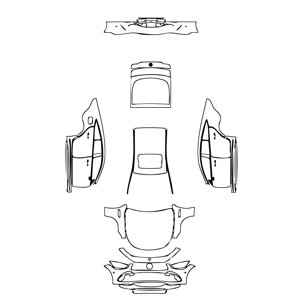 PassgenaueLackschutzfolienPPFMercedes-BenzAMGGT4-Door432019