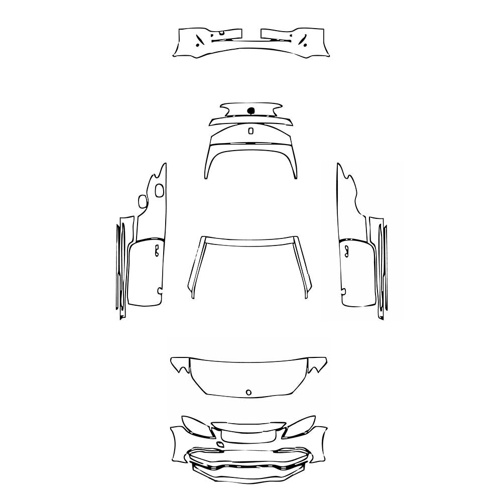 PassgenaueLackschutzfolienPPFMercedes-BenzCClassCabrioletAMGC63S2019